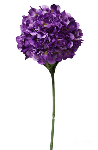 33" Silk Single Stem Hydrangea ( INT8001-Purple )