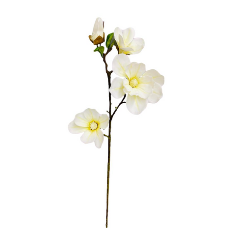 35" Faux Real Touch Magnolia Spray ( SS401-Cream )