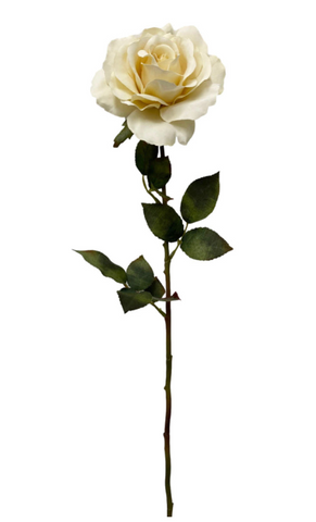 28'' Silk Queen Rose Spray ( GTR638-Vanilla )