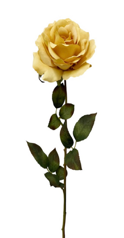 28'' Silk Queen Rose Spray ( GTR638-Yellow )