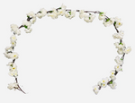 6' Peach Blossom Garland ( INT1014-Cream )