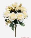 18.5'' Rose/Rose Bud/ Heather Bush ( TY1305-Beige ) 192069