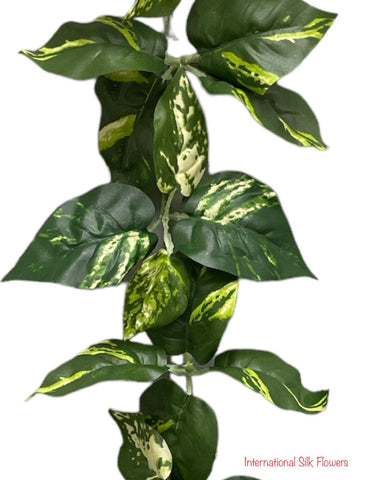 6' Faux Pothos Leaf Garland ( INT576 )