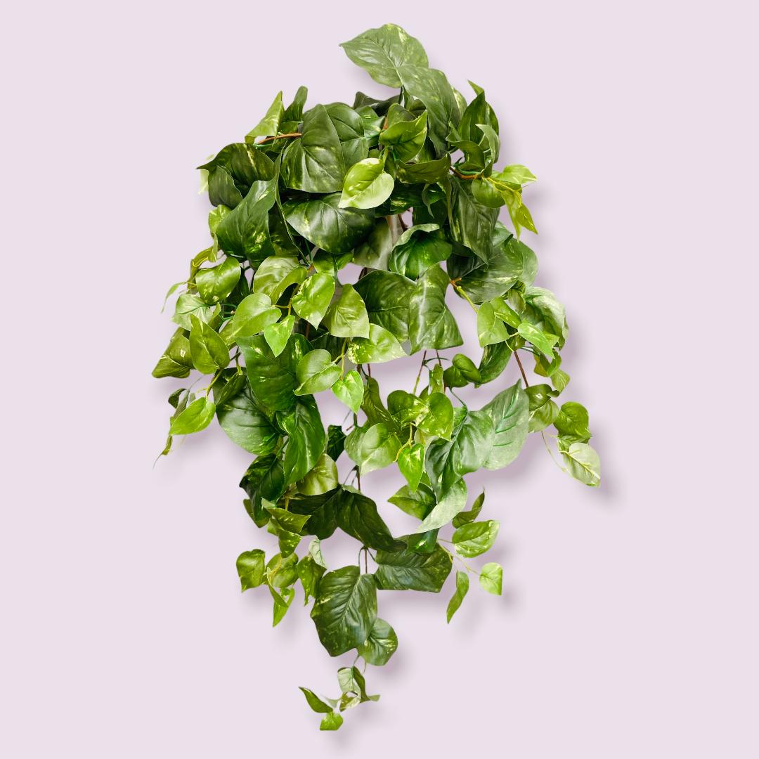 31"Faux Pothos Hanging Bush ( PBW020-GR )