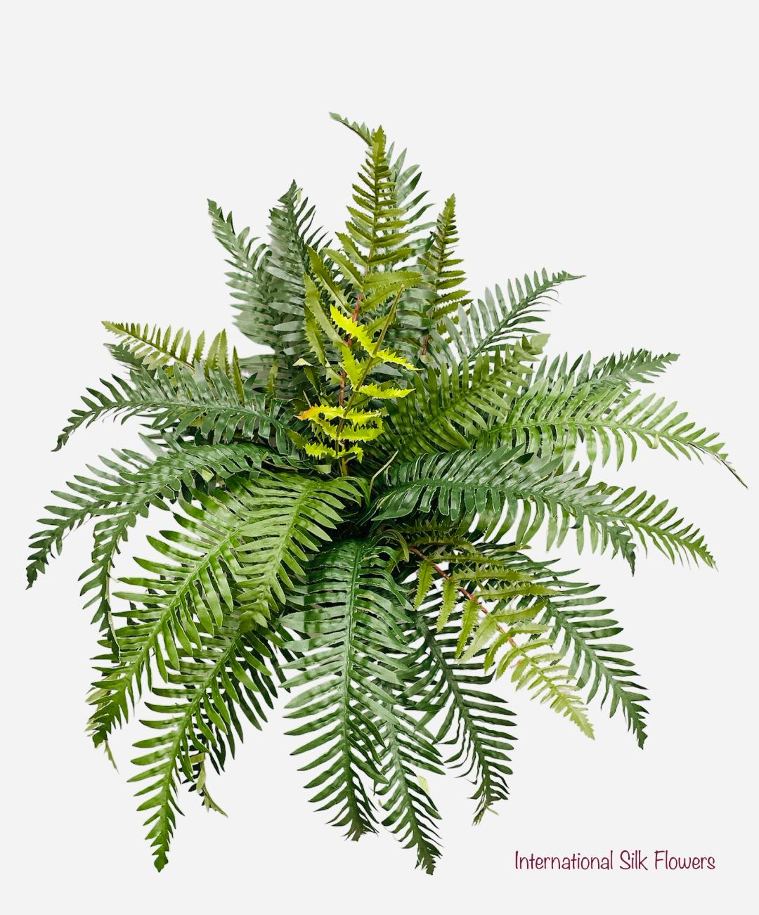 24" Faux River Fern Bush ( PBF180 )