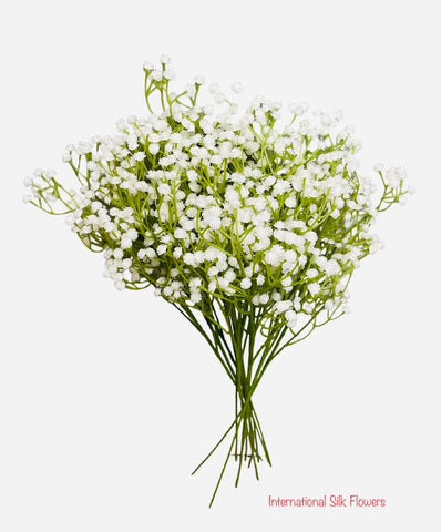 24” Faux Plastic Baby’s Breath ( SS999- White )