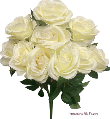 18" Diamond Rose Bush ( INT662-Cream )