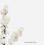51" Faux Cherry Blossom Spray ( INT009- White ) SS009