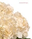 18" Silk Pongee Hydrangea Bush ( INT001-Beige )