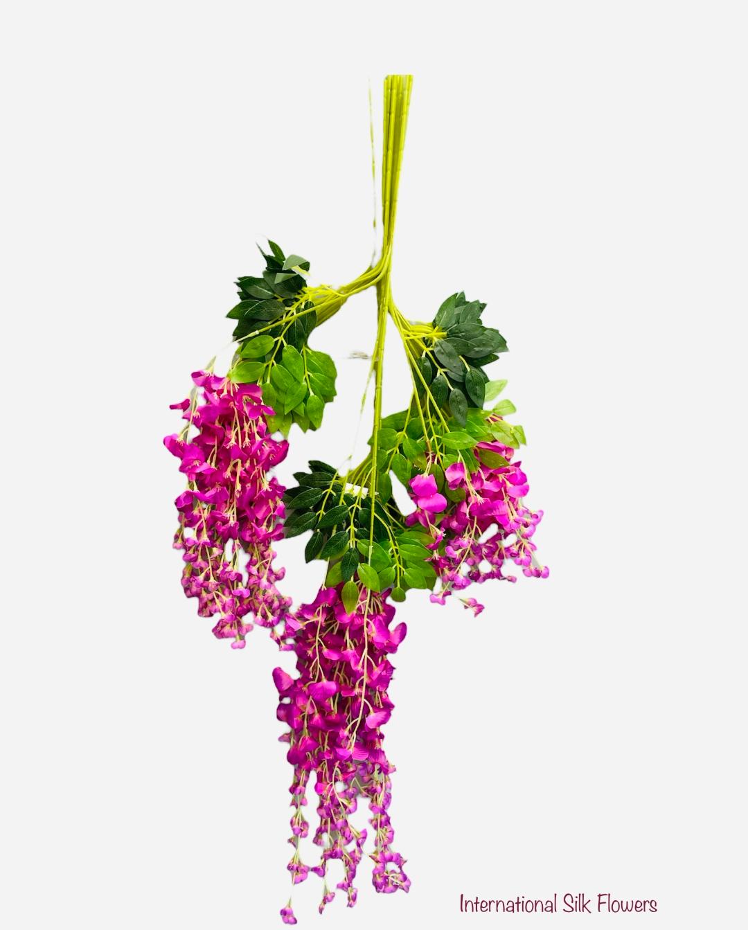 43'' Hanging Wisteria ( INT5701-Fushia ) Price of $11.50 is for 12pcs