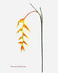 48" Real Touch Heliconia Hanging Spray ( FSH067-OR/YE )