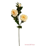 28” Silk Rose Spray ( FSR522-Cream )