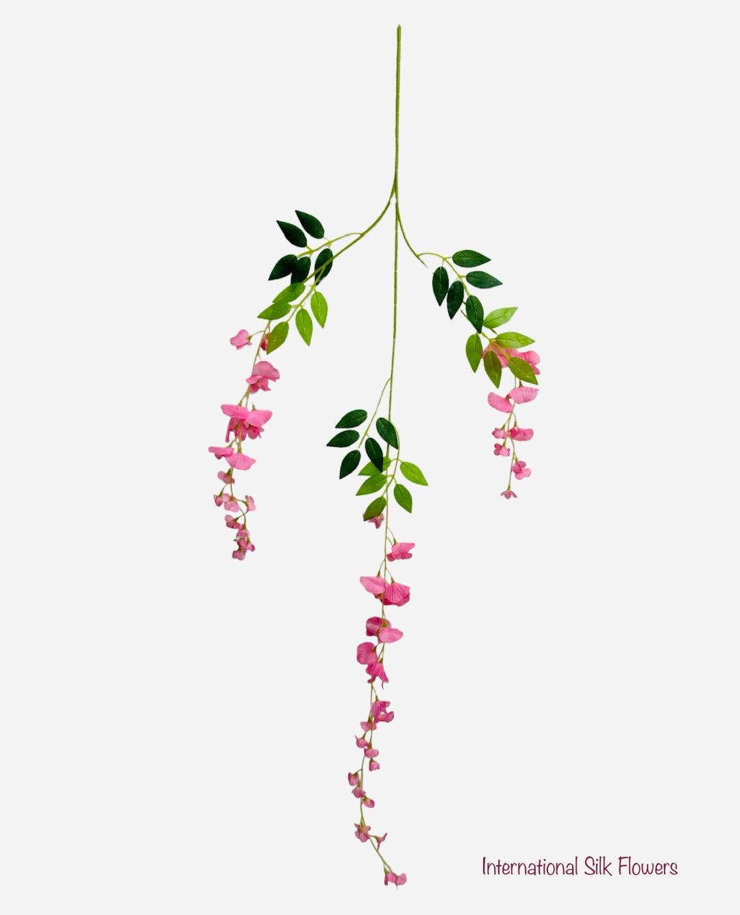 43'' Hanging Wisteria ( INT5701-Pink ) Price of $11.50 is for 12pcs