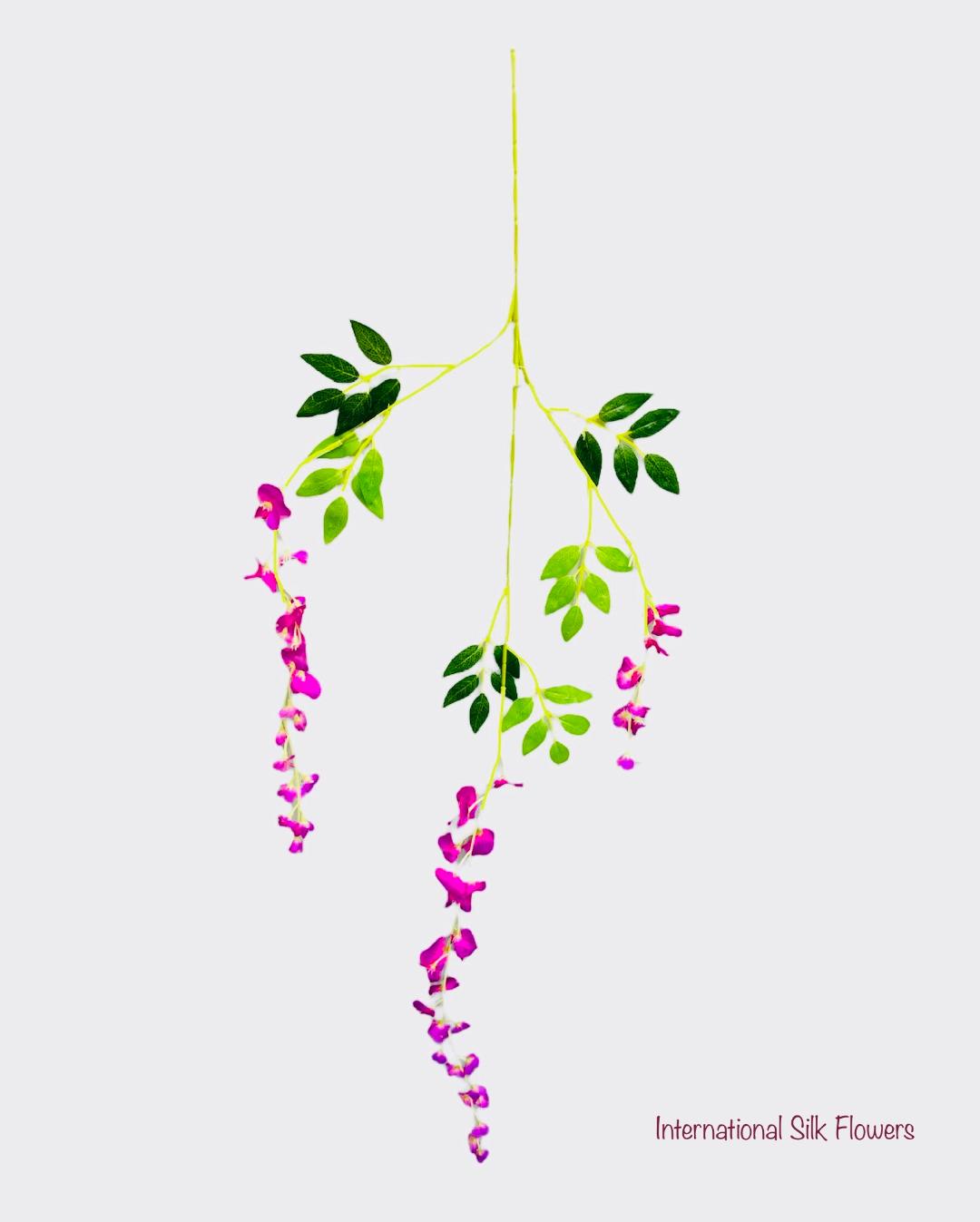 43'' Hanging Wisteria ( INT5701-Fushia ) Price of $11.50 is for 12pcs