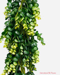 6' Plastic Eucalyptus Garland ( PEG101-Green/Yellow )