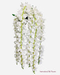 32'' Hanging Orchid Bush ( INT5130-White )