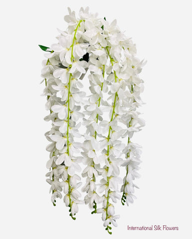 32'' Hanging Orchid Bush ( INT5130-White ) H5TJ30