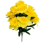20" Faux Daffodils Bush ( 62420-Yellow )