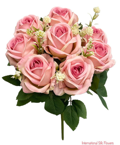 16.5'' Gypso Rose Bush ( TY1308-Pink )