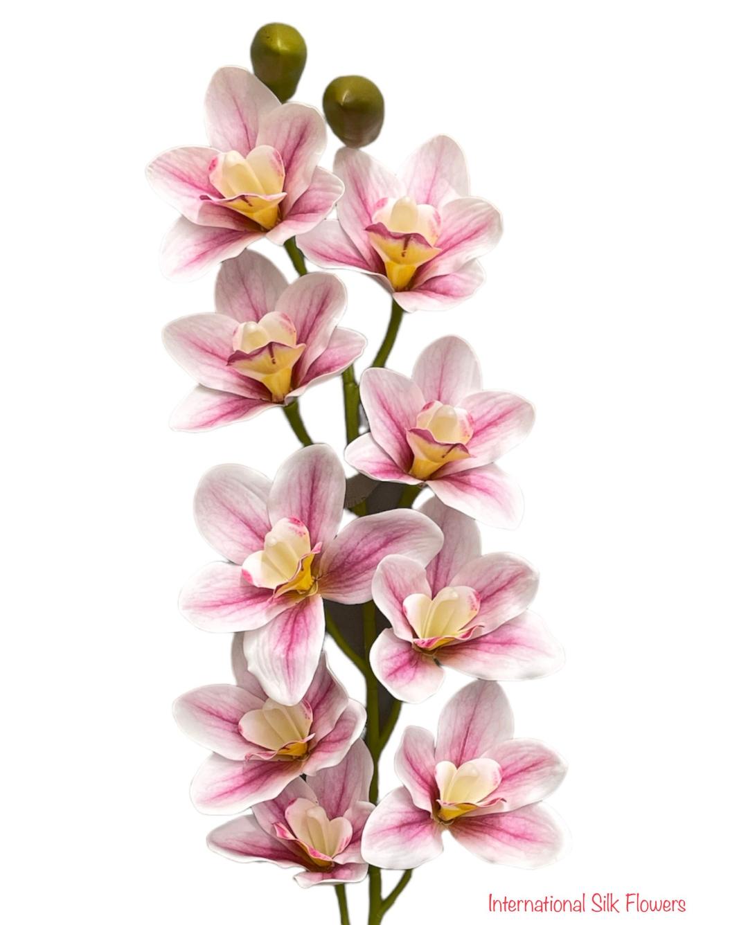 36'' Natural Touch Cymbidiu Orchid ( INT054-Cream Beauty )