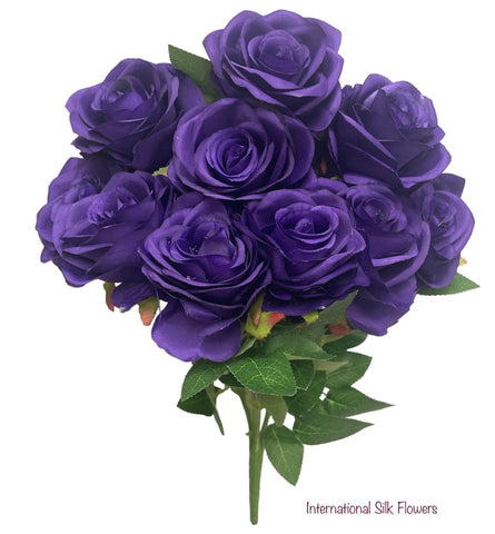 18" Diamond Rose Bush ( INT662-Purple )