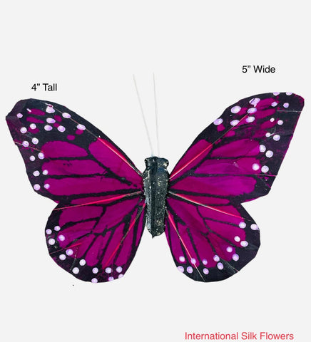 4'' Butterfly ( PRBF5167- Purple )