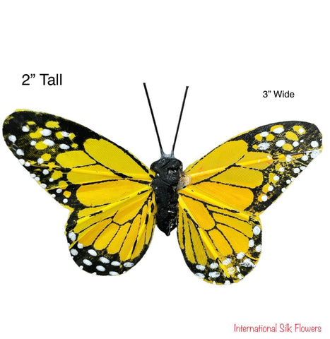 2'' Butterfly ( PRBF3720- Yellow )