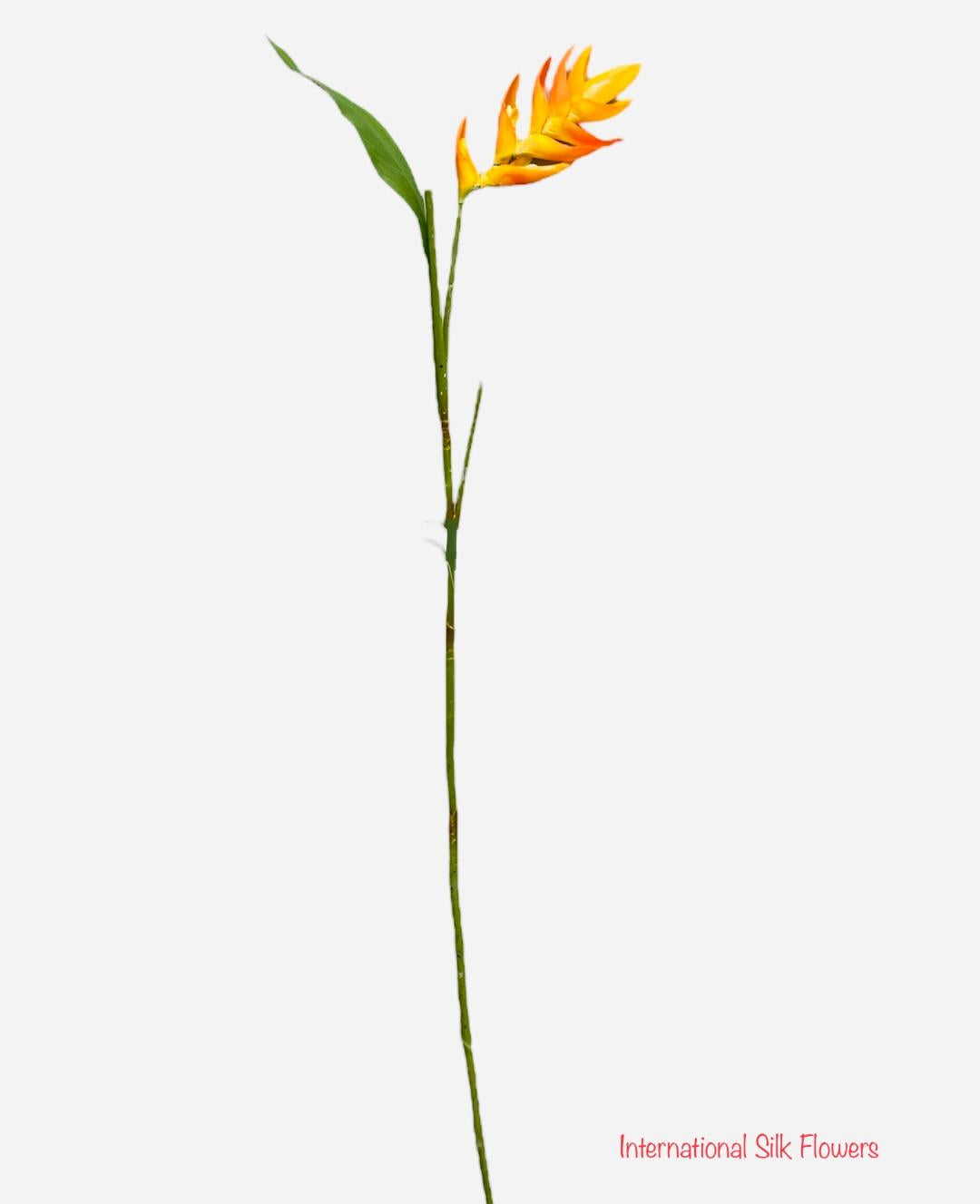 33'' Mini Heliconia Spray ( GTH433- GO/YE )