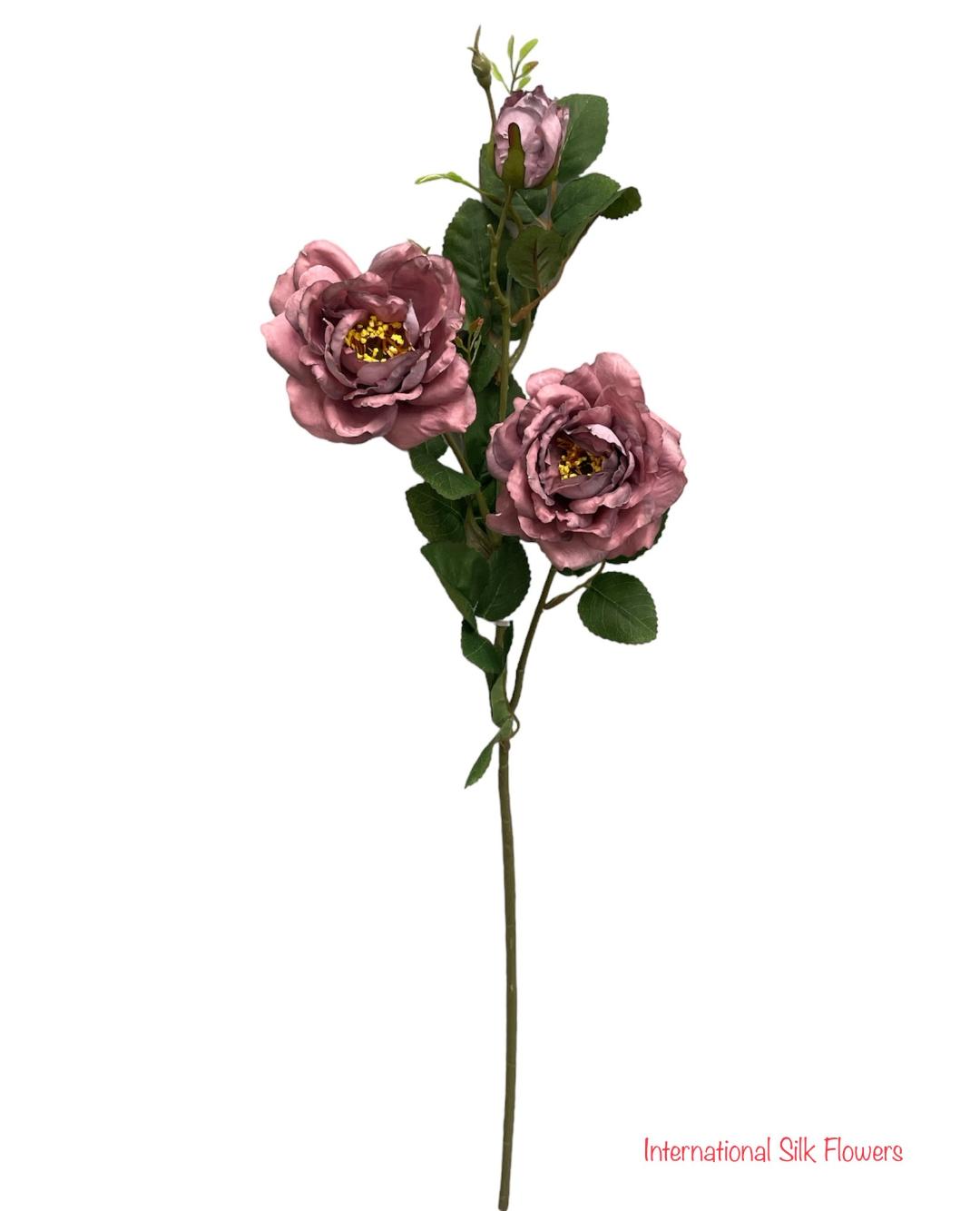 28” Silk Rose Spray ( FSR522-Purple )